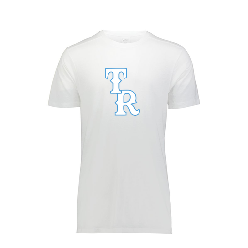 [FTSCUBWH-AS-LOGO2] Decker Men's Tri-Blend T-Shirt - Short Sleeve (Adult S, White, Logo 2)