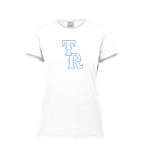 [FTSCUBWH-FAXS-LOGO2] Decker Women's Tri-Blend T-Shirt - Short Sleeve (Female Adult XS, White, Logo 2)