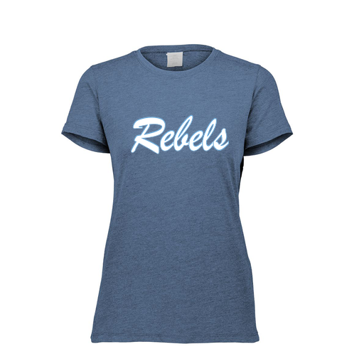 [FTSCUBNV-FAXS-LOGO1] Decker Women's Tri-Blend T-Shirt - Short Sleeve (Female Adult XS, Navy, Logo 1)