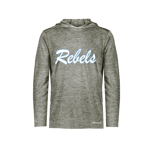 [FOLHCGGY-AS-LOGO1] Decker Men's Charge Hoodie (Adult S, Gray, Logo 1)