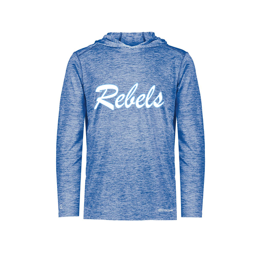 [FOLHCGRY-YS-LOGO1] Decker Youth Charge Hoodie (Youth S, Royal, Logo 1)