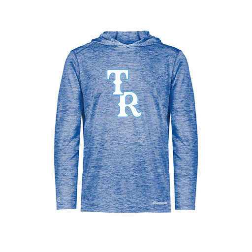 [FOLHCGRY-YS-LOGO2] Decker Youth Charge Hoodie (Youth S, Royal, Logo 2)