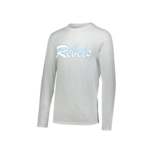 [FTLCUBWH-YS-LOGO1] Decker Youth Tri-Blend T-Shirt - Long Sleeve (Youth S, White, Logo 1)